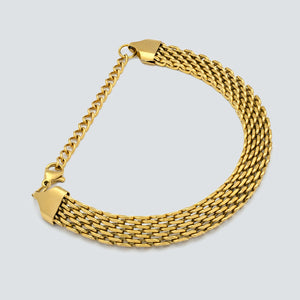 Wavy Gold Bracelet