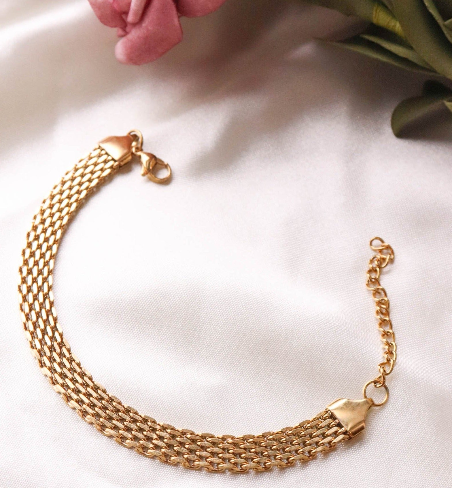 Wavy Gold Bracelet