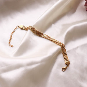 Wavy Gold Bracelet