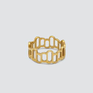 Queen Style Ring Gold