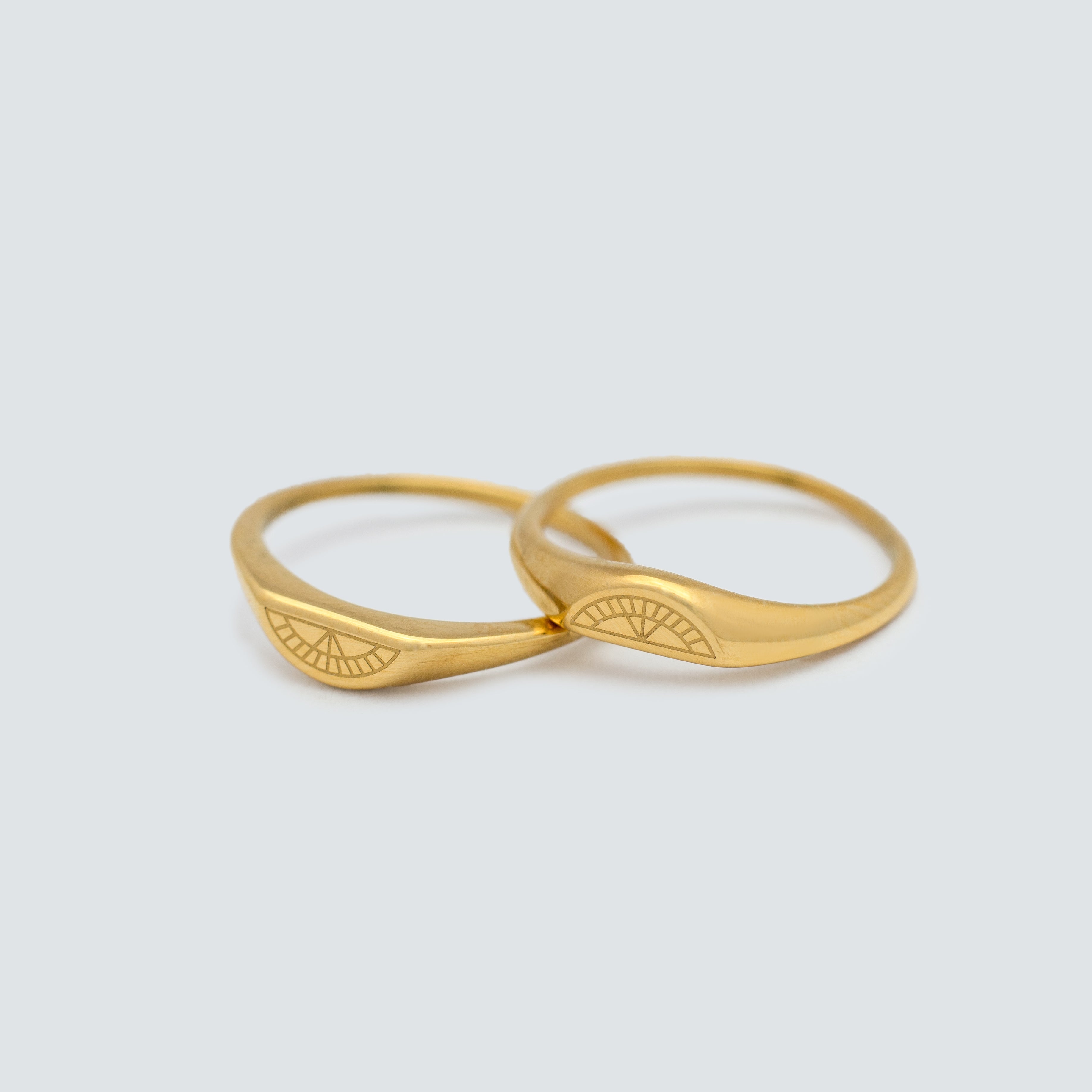 Sun & Moon Ring Gold